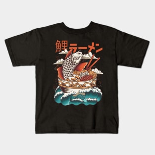 Koi Fish Ramen Kids T-Shirt